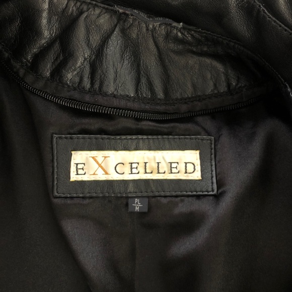 Vintage Leather Jacket Black Size LP - Picture 7 of 7